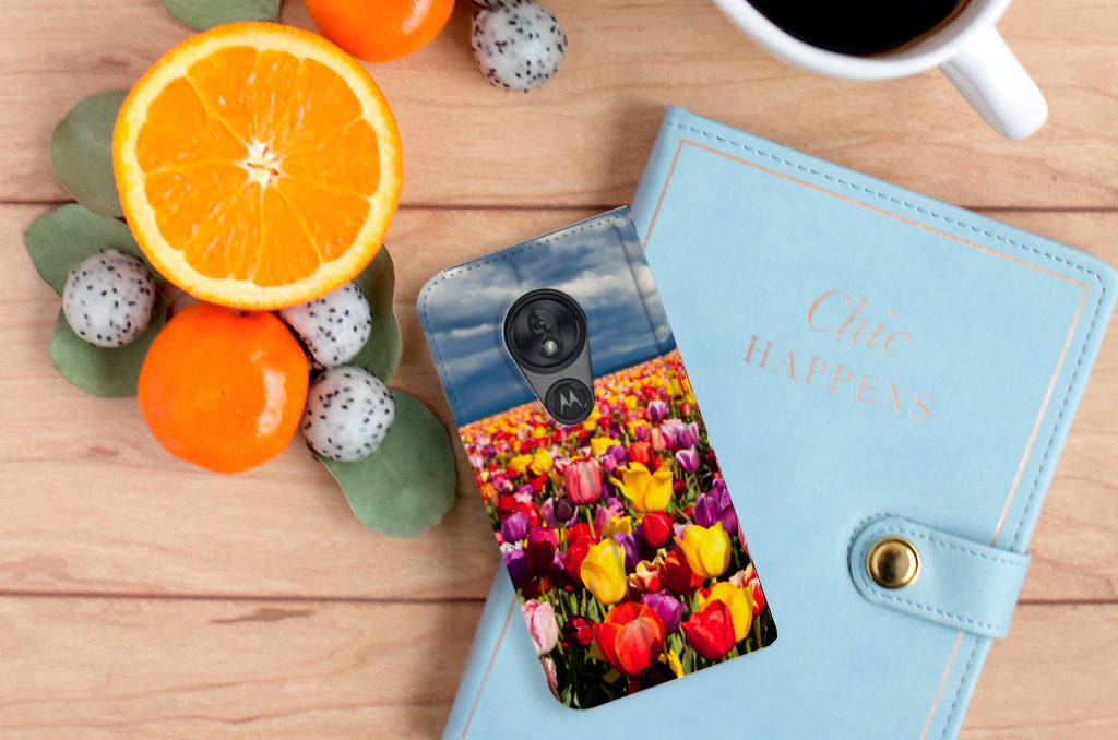 Motorola Moto G7 Play Smart Cover Tulpen - B2C Telecom