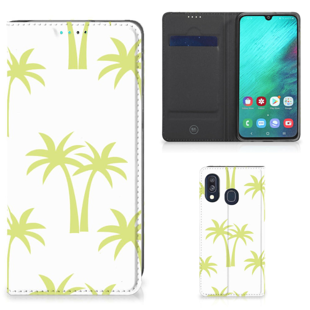 Samsung Galaxy A40 Smart Cover Palmtrees