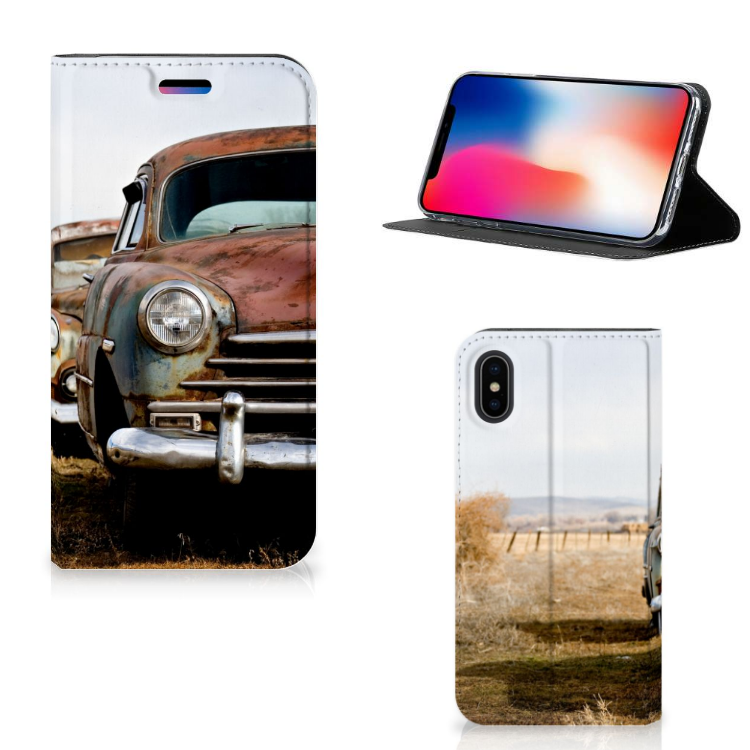 Apple iPhone X | Xs Stand Case Vintage Auto