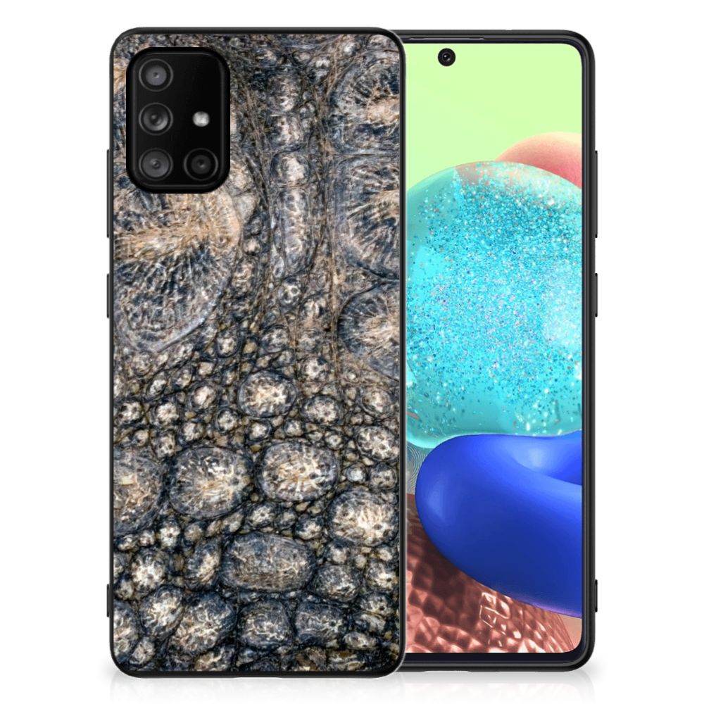 Samsung Galaxy A71 Dierenprint Telefoonhoesje Krokodillenprint