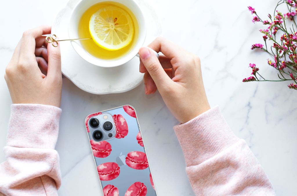 Apple iPhone 13 Pro Siliconen Case Pink Macarons B2C Telecom