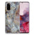 Samsung Galaxy S20 TPU Siliconen Hoesje Marmer Grijs