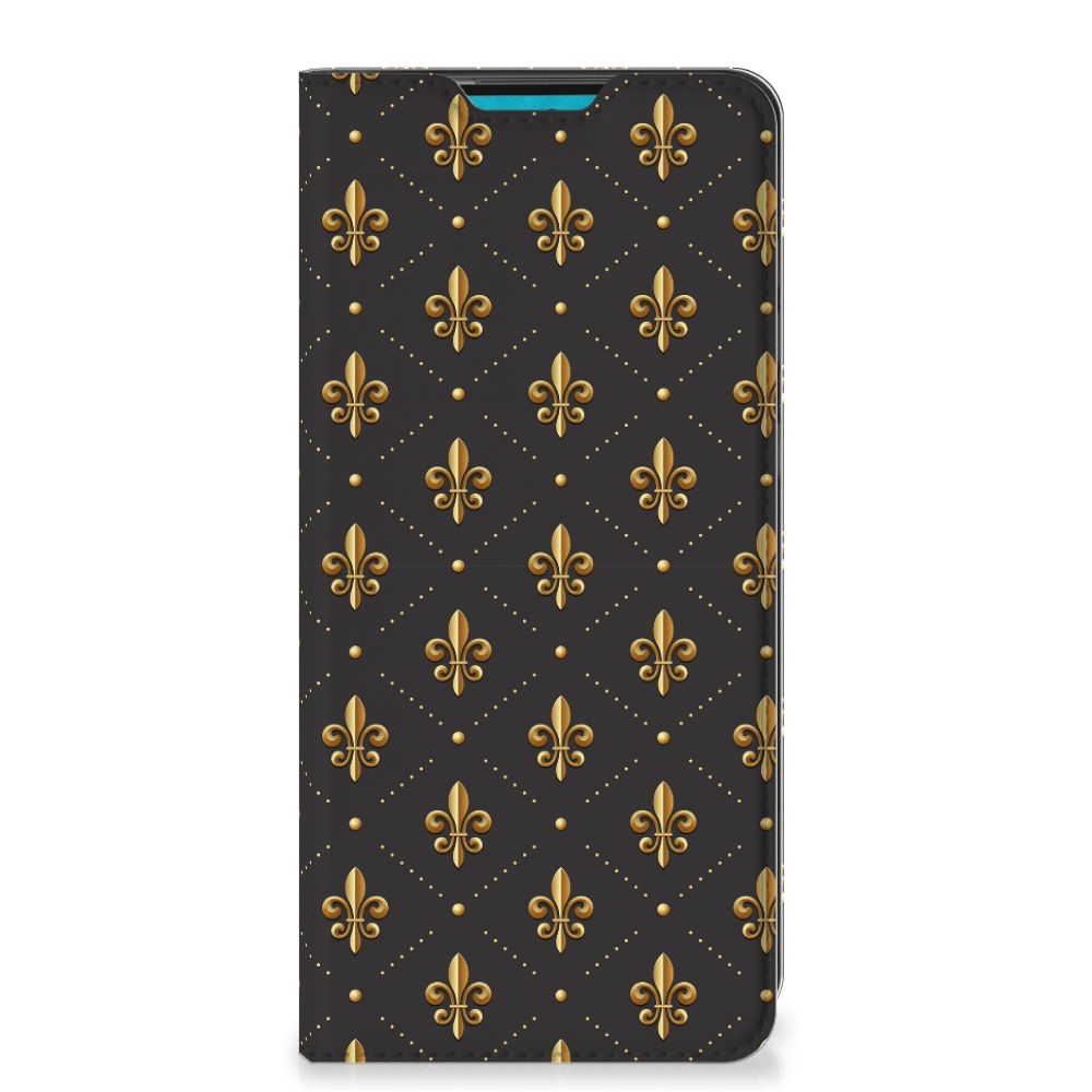 Samsung Galaxy A73 Hoesje met Magneet Franse Lelie - B2C Telecom