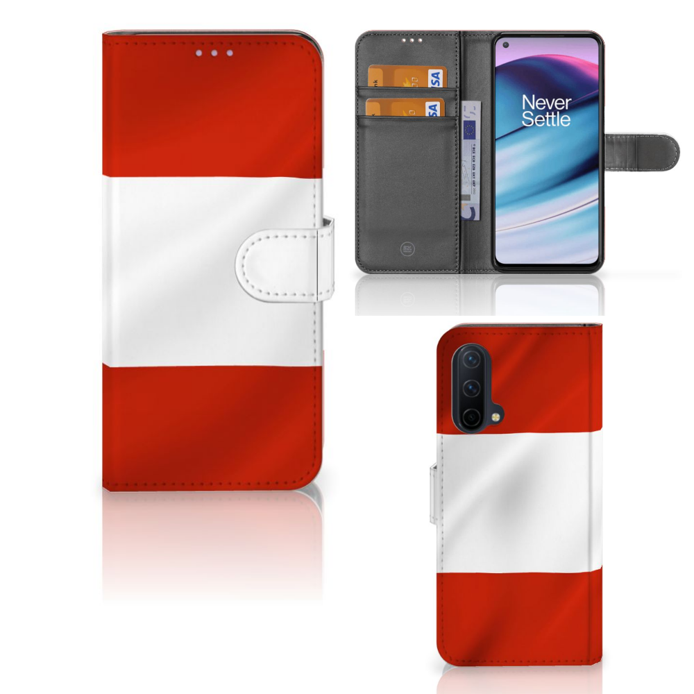 OnePlus Nord CE 5G Bookstyle Case Oostenrijk