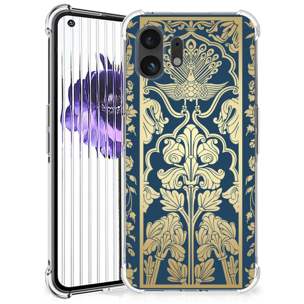 Nothing Phone (2) Case Beige Flowers