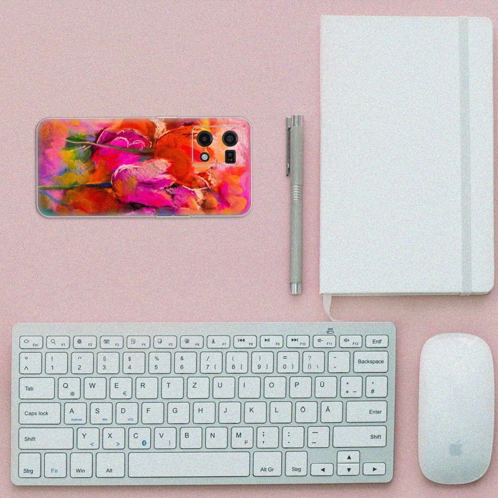Hoesje maken OPPO Reno7 4G Tulips B2C Telecom