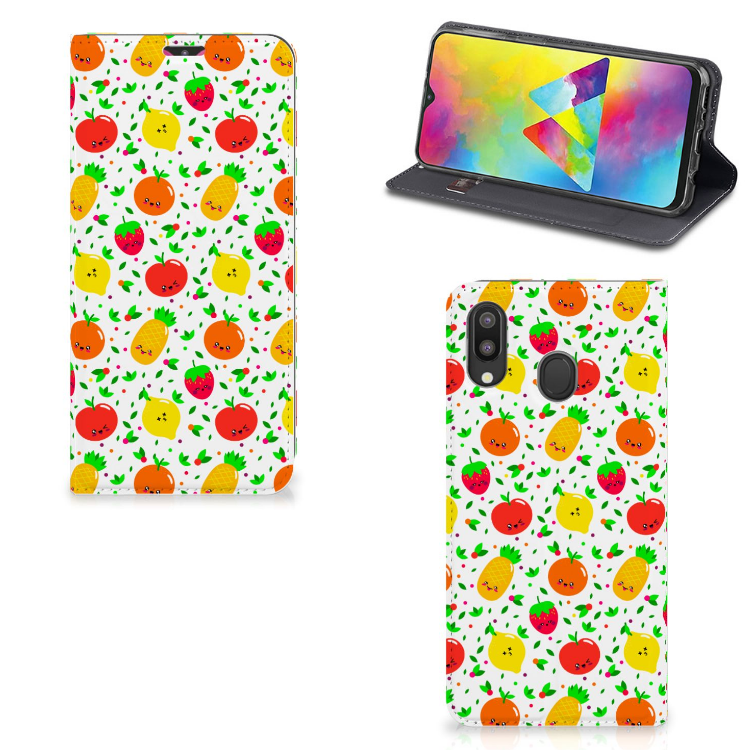 Samsung Galaxy M20 Flip Style Cover Fruits