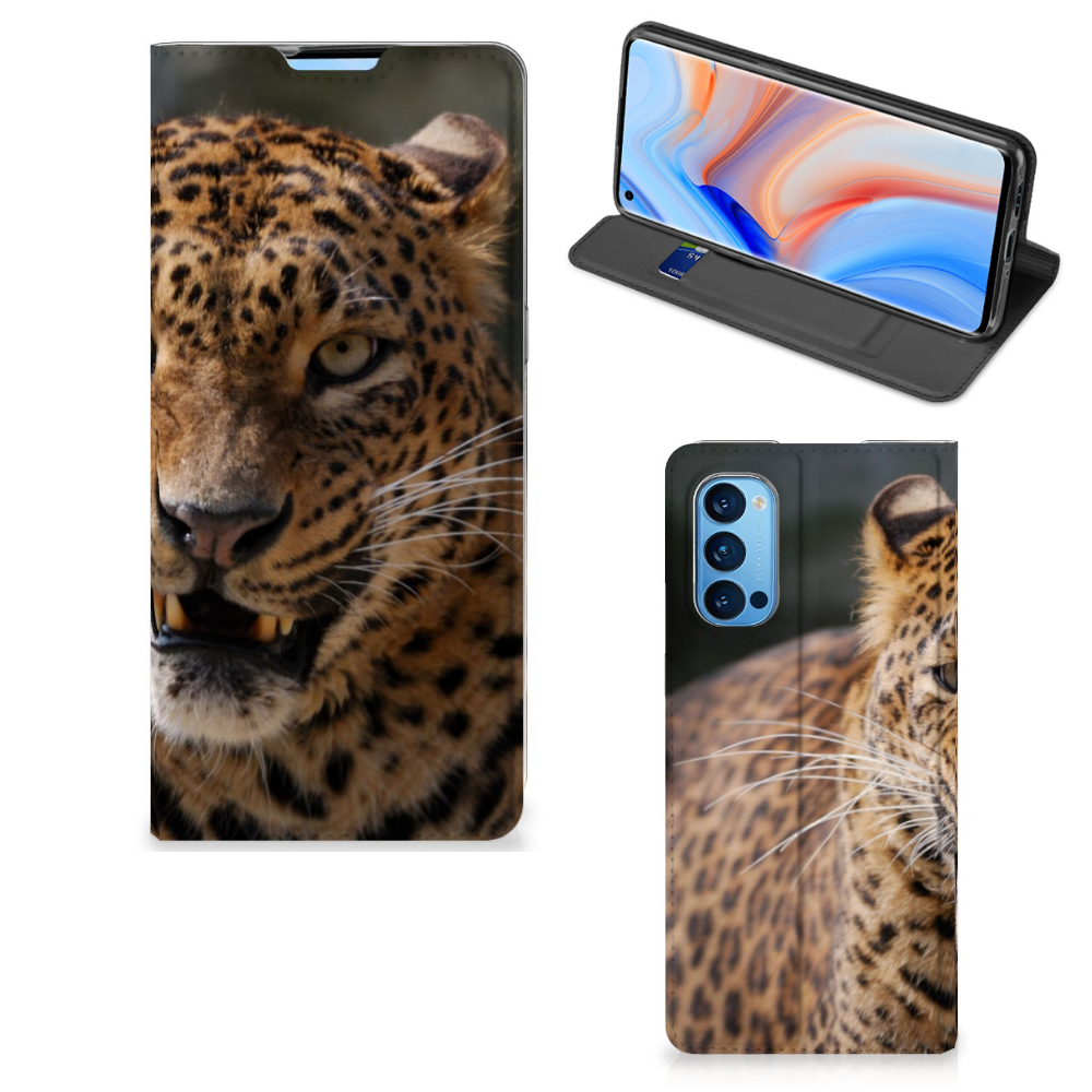 OPPO Reno4 Pro 5G Hoesje maken Luipaard - B2C Telecom