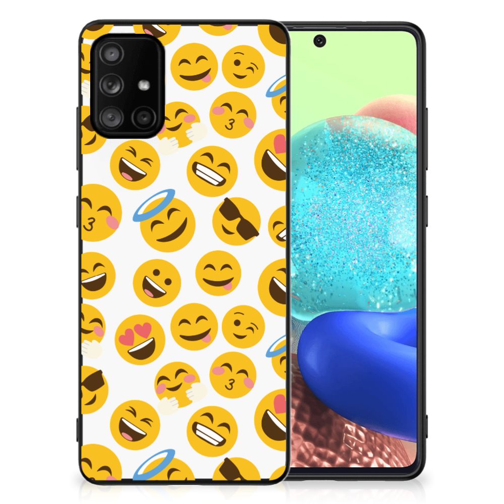 Samsung Galaxy A71 Back Case Emoji