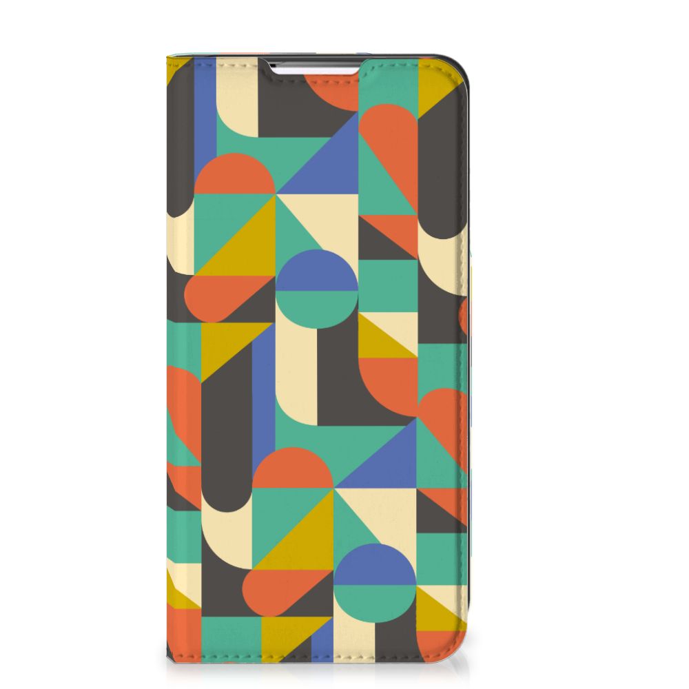 Samsung Galaxy S22 Plus Hoesje met Magneet Funky Retro - B2C Telecom