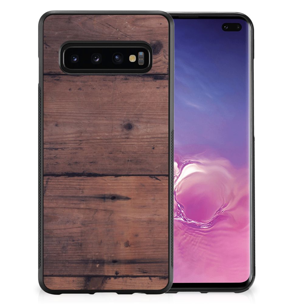 Samsung Galaxy S10+ Grip Case Old Wood B2C Telecom