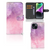 Hoesje iPhone 15 Pink Purple Paint met prachtig schilderachtig design voor bescherming en stijl.