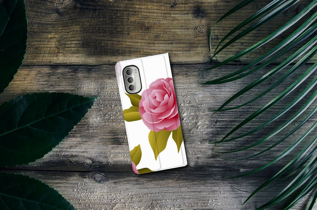 Motorola Moto G51 5G Smart Cover Roses - B2C Telecom