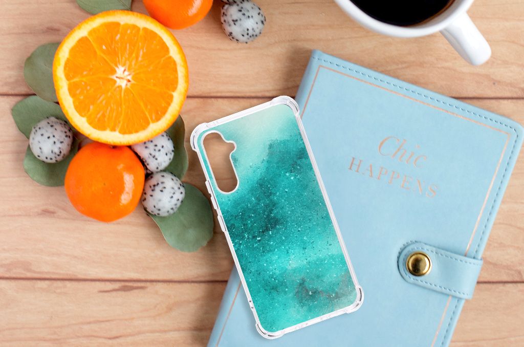 Back Cover Samsung Galaxy A34 Painting Blue B2C Telecom