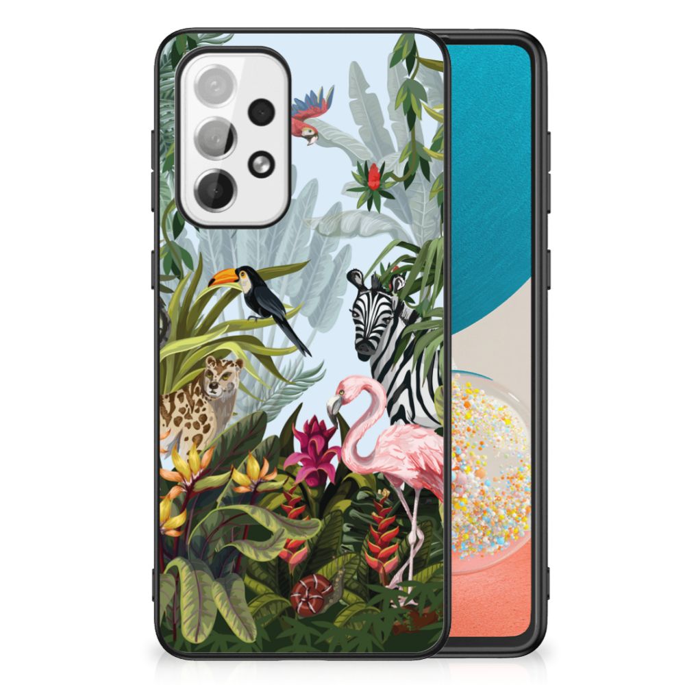 Dierenprint Telefoonhoesje voor Samsung Galaxy A73 Jungle B2C Telecom