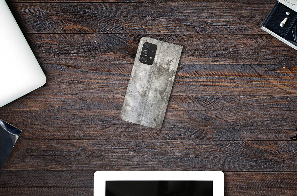 Samsung Galaxy A72 (5G/4G) Standcase Beton Print - B2C Telecom