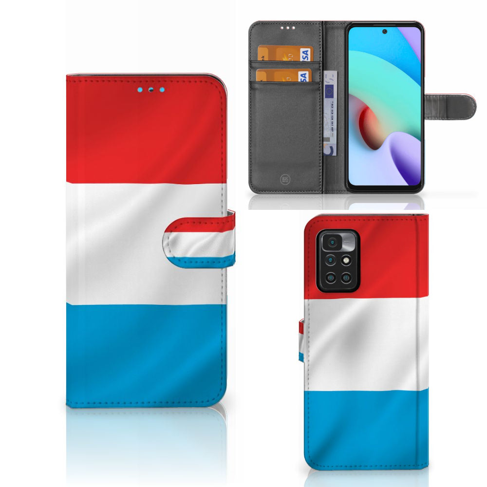 Xiaomi Redmi 10 Bookstyle Case Luxemburg