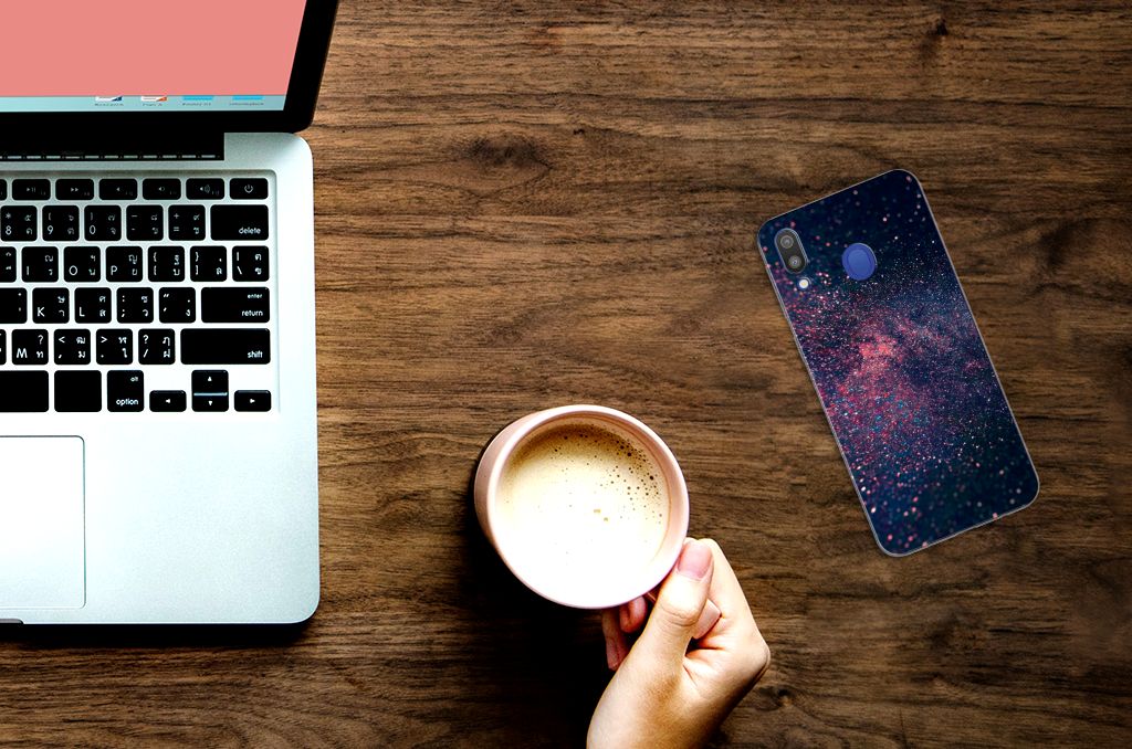 Samsung Galaxy M20 (Power) TPU Hoesje Stars