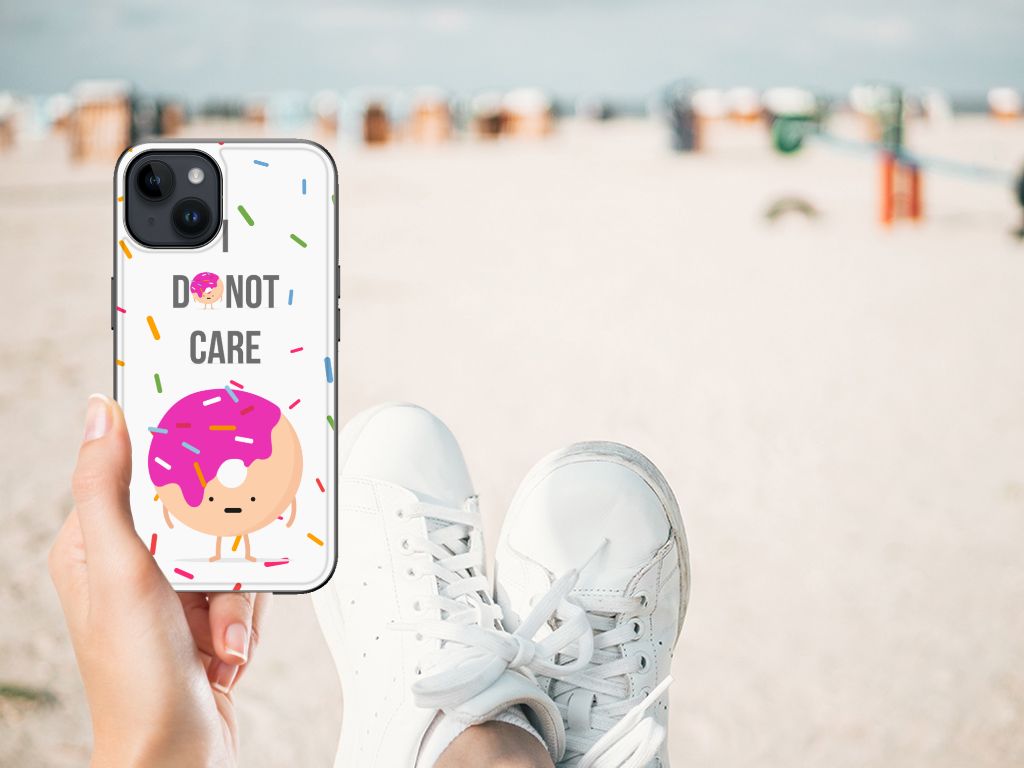 iPhone 15 Plus Back Cover Hoesje Donut Roze B2C Telecom