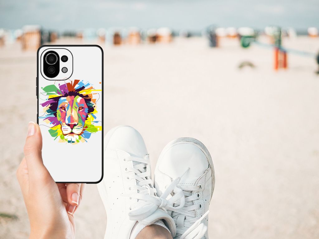 Xiaomi 11 Lite 5G NE | Mi 11 Lite Hoesje Lion Color B2C Telecom