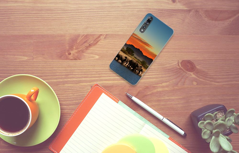 Huawei P20 Pro TPU Hoesje Olifanten