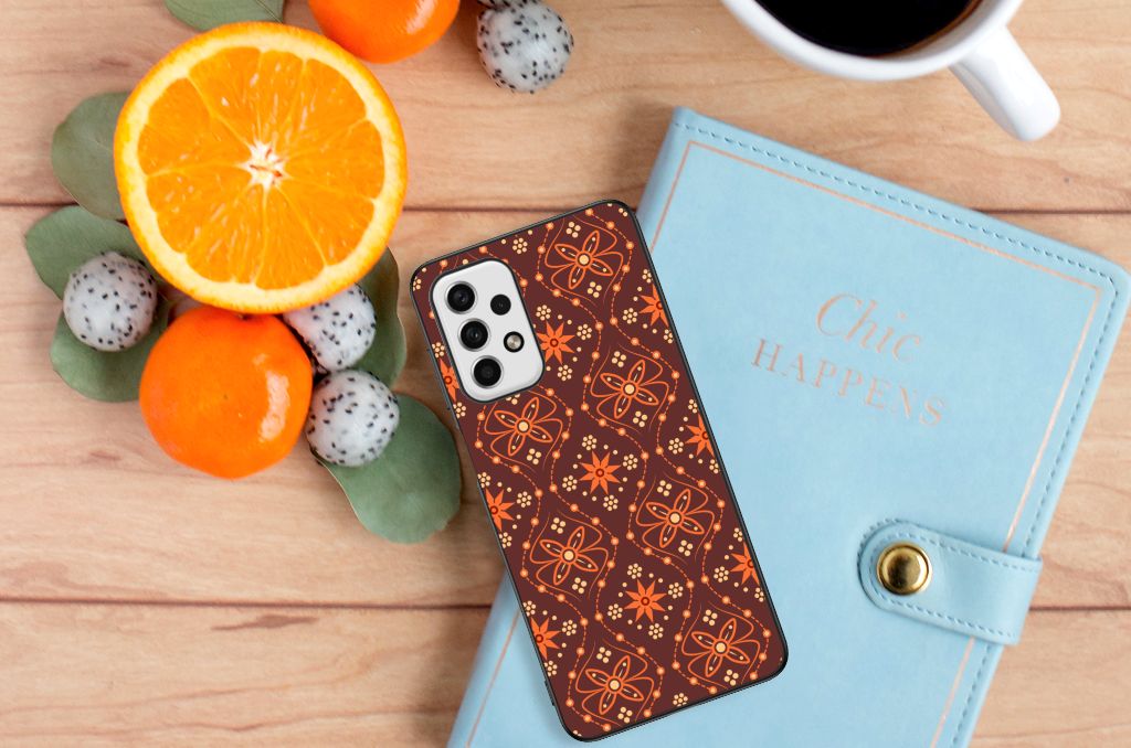 Samsung Galaxy A23 Back Case Batik Brown B2C Telecom