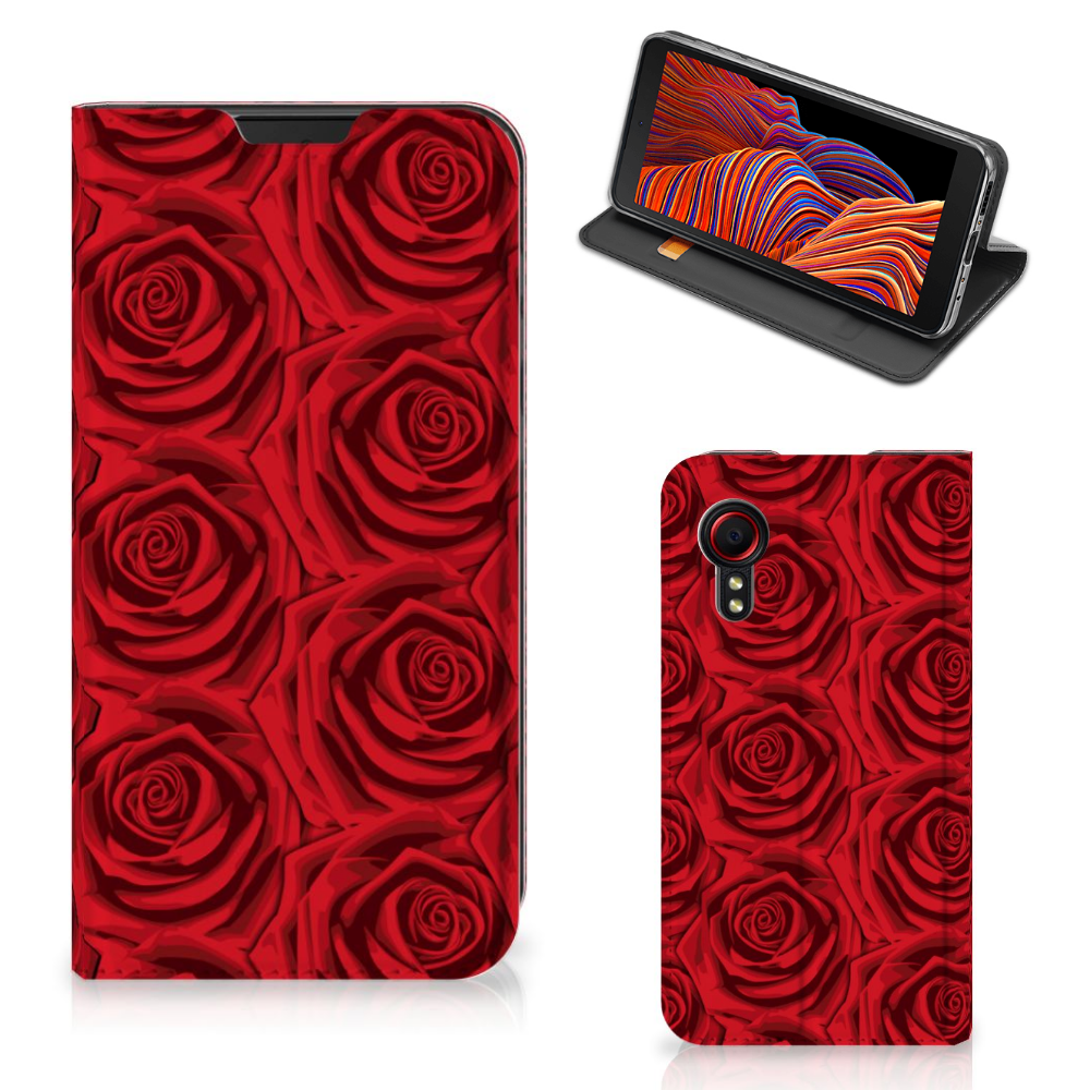 Samsung Galaxy Xcover 5 Smart Cover Red Roses - B2C Telecom