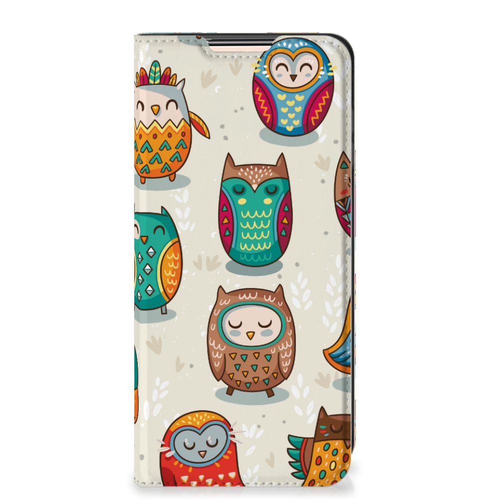Xiaomi Redmi Note 10/10T 5G | Poco M3 Pro Hoesje maken Vrolijke Uilen - B2C Telecom