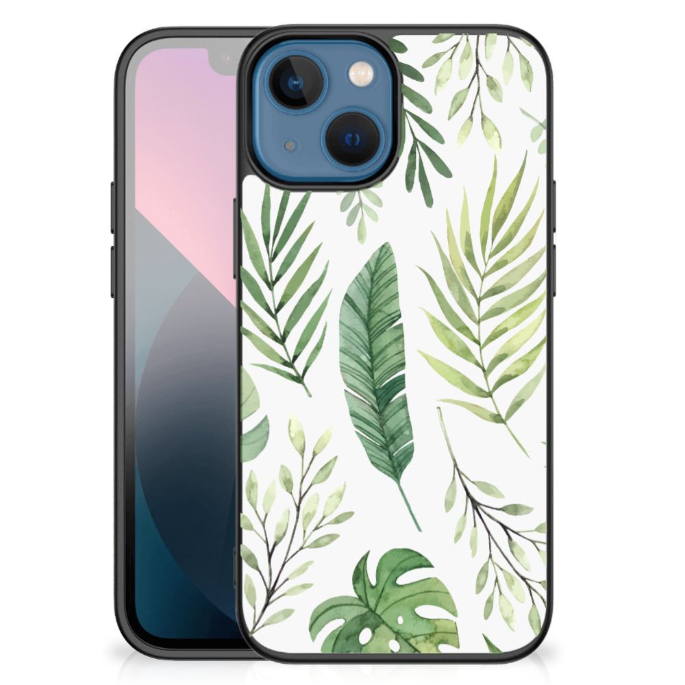 Apple iPhone 13 mini Bloemen Hoesje Leaves B2C Telecom