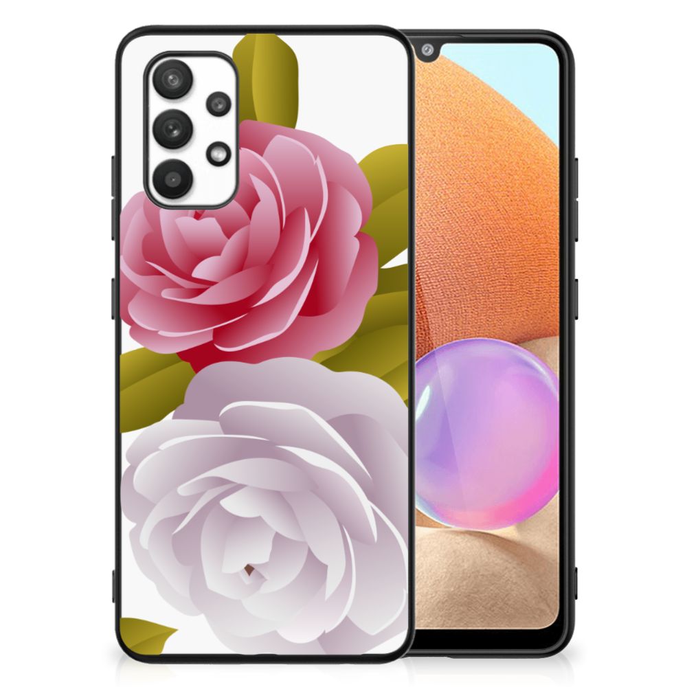 Samsung Galaxy A32 4G | A32 5G Enterprise Editie Bloemen Hoesje Roses