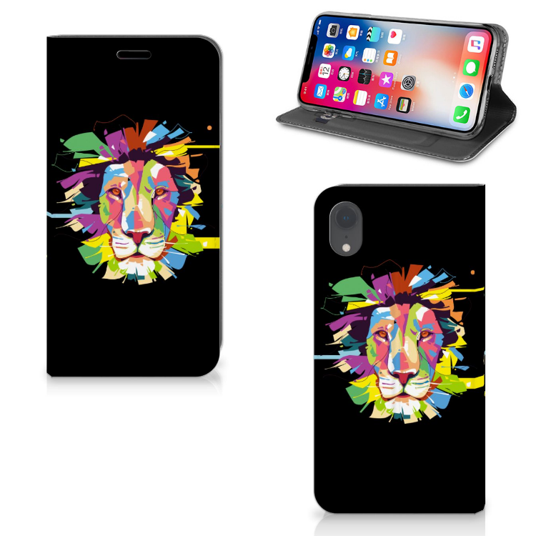 Apple iPhone Xr Magnet Case Lion Color