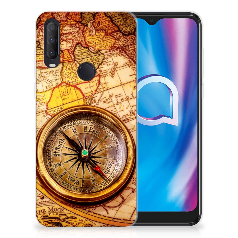 Alcatel 1S (2020) Siliconen Back Cover Kompas