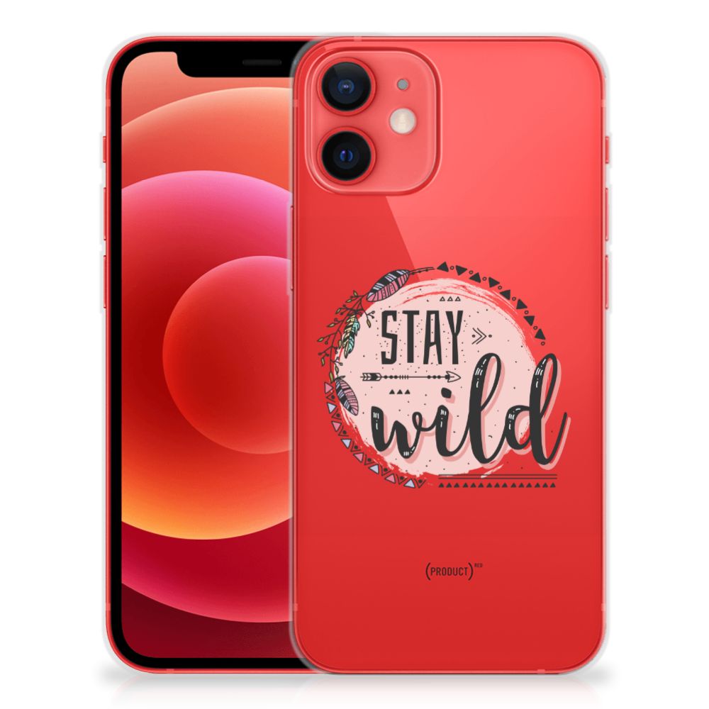 iPhone 12 Mini Telefoonhoesje met Naam Boho Stay Wild B2C Telecom