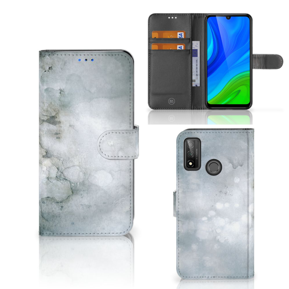 Hoesje Huawei P Smart 2020 Painting Grey