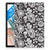 Samsung Galaxy Tab A8 2021/2022 Siliconen Hoesje Black Flowers - B2C Telecom