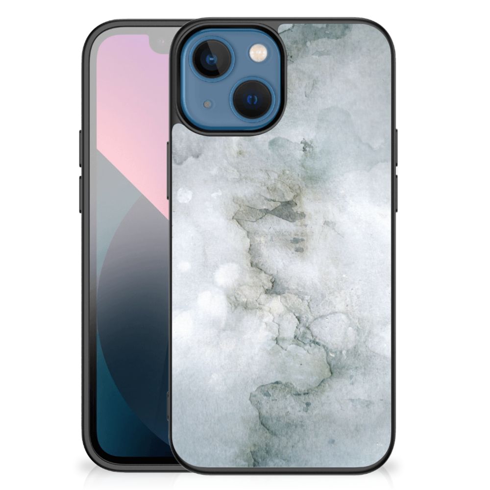 Kleurrijke Telefoonhoesje Apple iPhone 13 mini Painting Grey