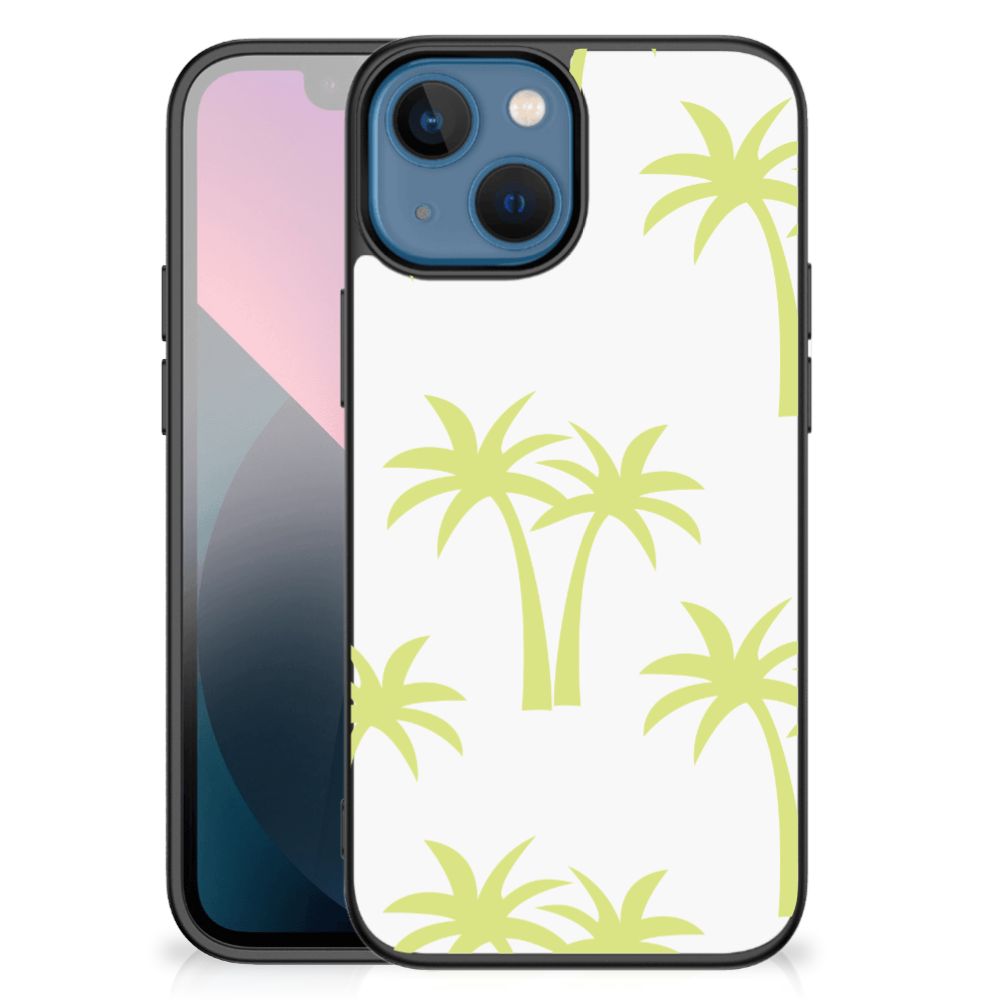 Apple iPhone 13 mini Bloemen Hoesje Palmtrees