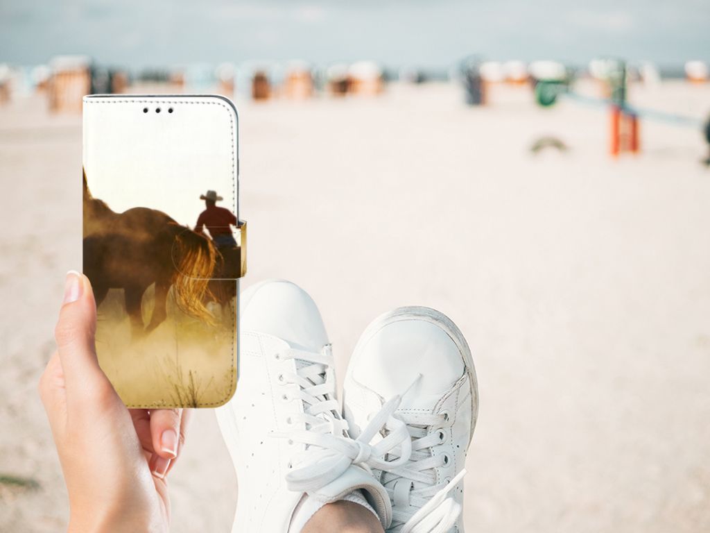 Honor 10 Lite Telefoonhoesje met Pasjes Design Cowboy