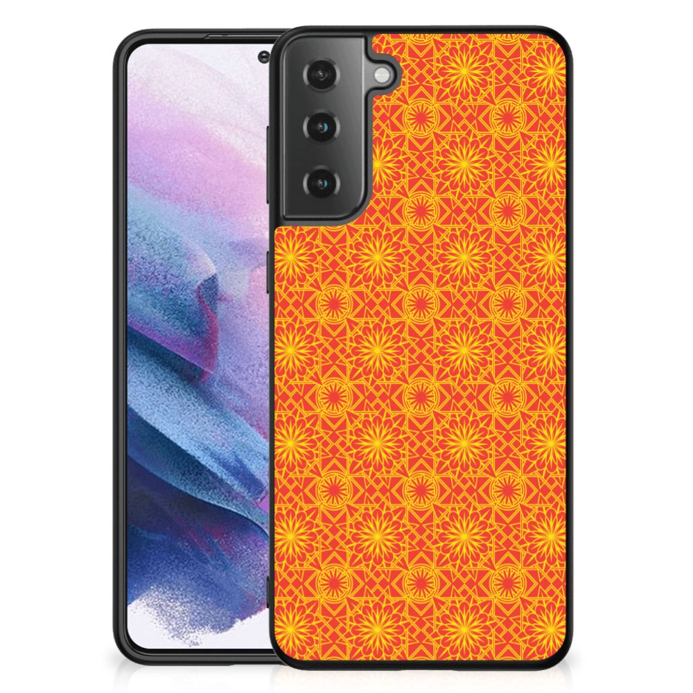 Samsung Galaxy S21 Plus Back Case Batik Oranje