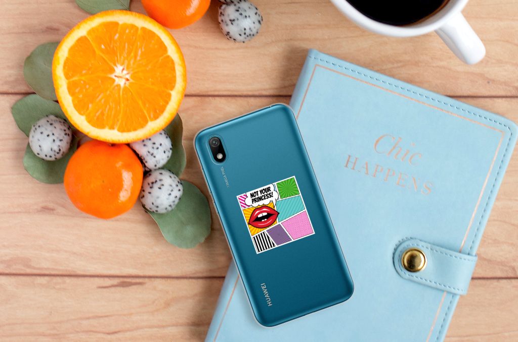 Huawei Y5 (2019) Silicone Back Cover Popart Princess