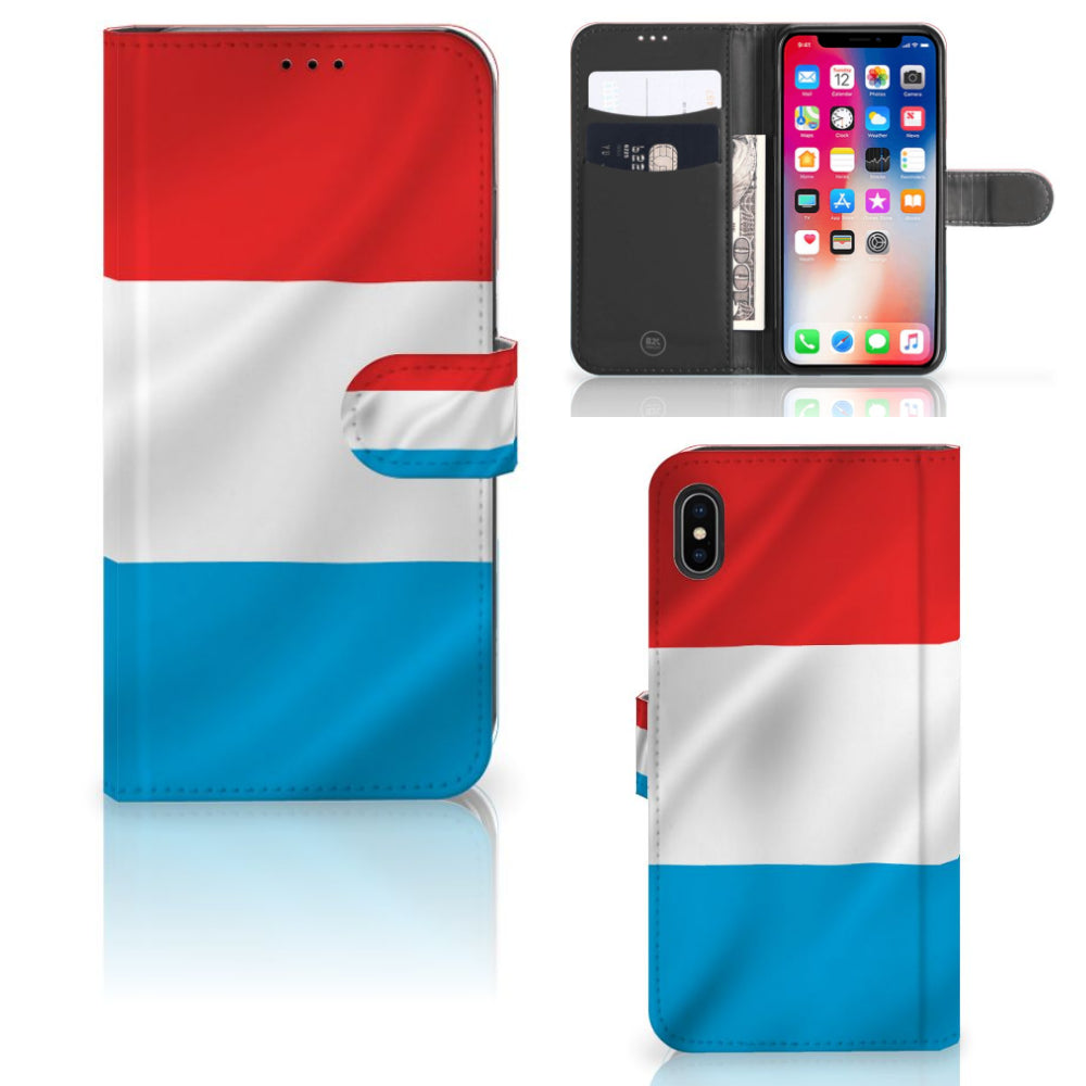 Apple iPhone Xs Max Bookstyle Case Luxemburg