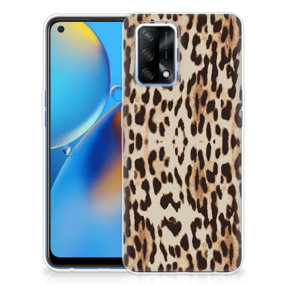 OPPO A74 4G TPU Hoesje Leopard B2C Telecom