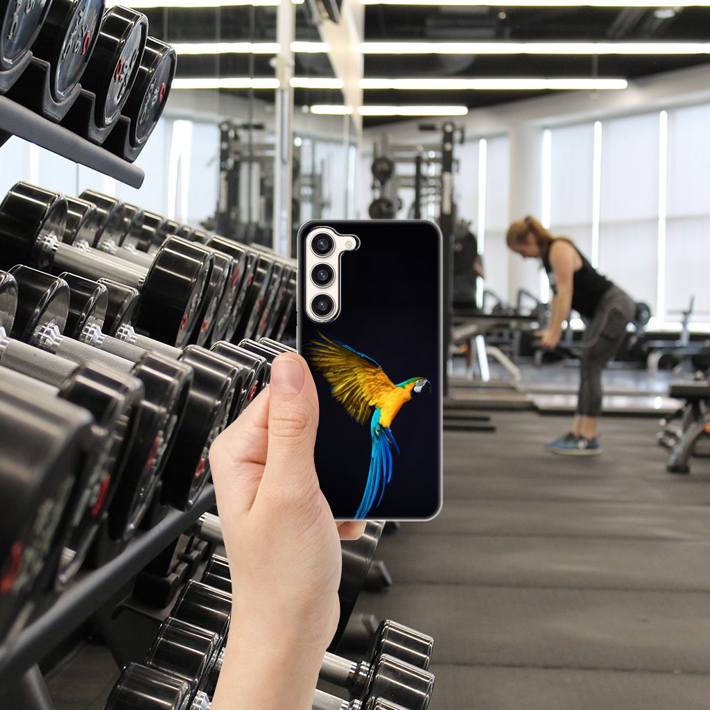 Samsung Galaxy S23 Plus TPU Hoesje Papegaai B2C Telecom