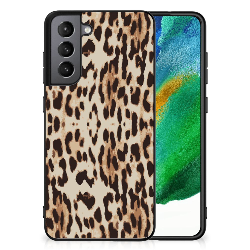 Samsung Galaxy S21FE Dierenprint Telefoonhoesje Leopard