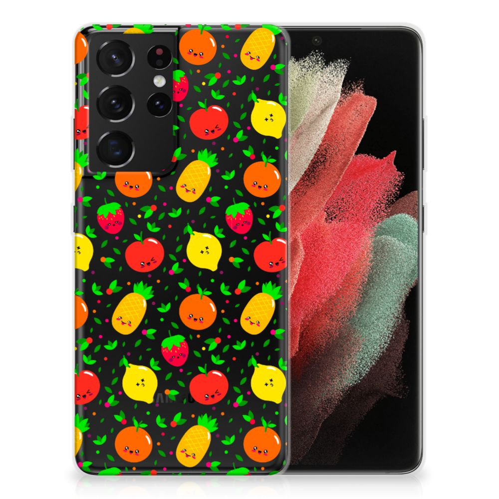 Samsung Galaxy S21 Ultra Siliconen Case Fruits B2C Telecom