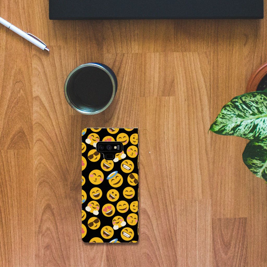 Samsung Galaxy Note 9 Hoesje met Magneet Emoji