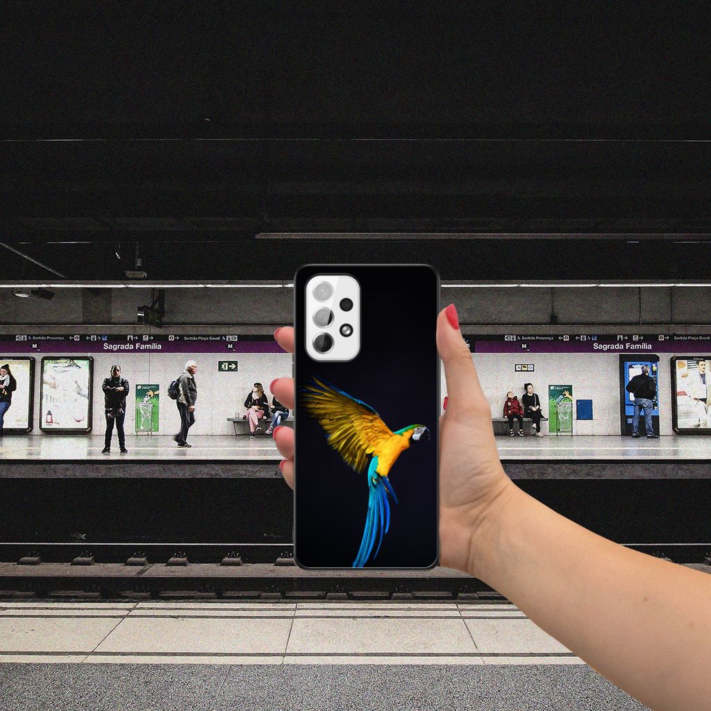 Samsung Galaxy A53 Dierenprint Telefoonhoesje Papegaai B2C Telecom
