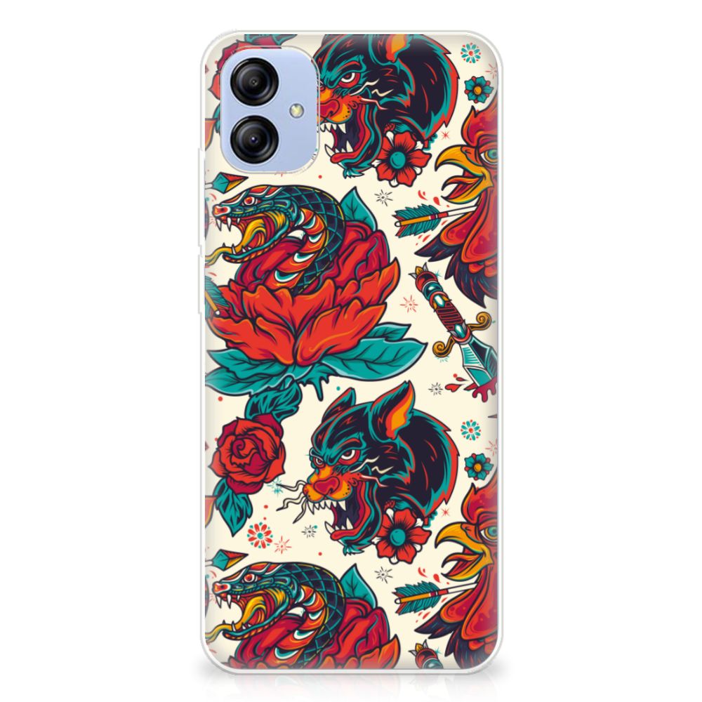 Siliconen Hoesje met foto voor Samsung Galaxy A04e Old Skool B2C Telecom