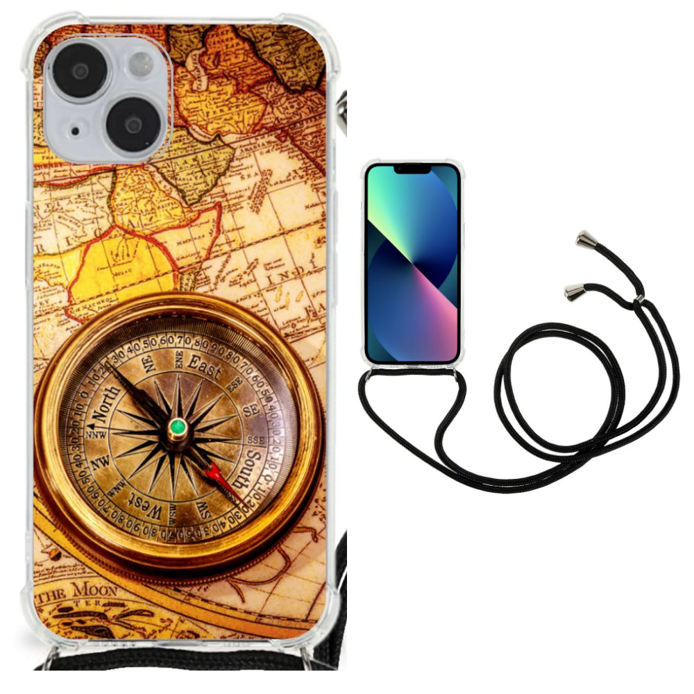 iPhone 14 Plus Telefoonhoesje met valbescherming Kompas