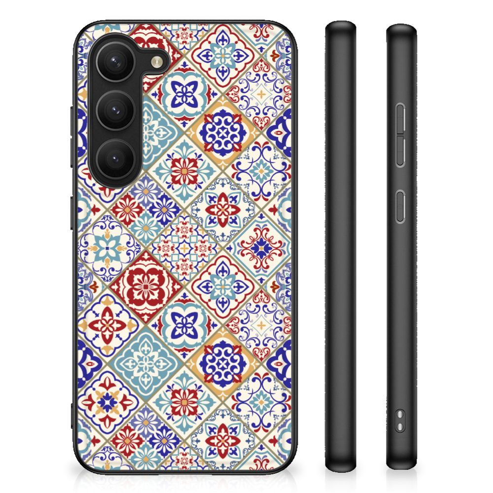 Samsung Galaxy S23 Marmeren Print Telefoonhoesje Tiles Color B2C Telecom